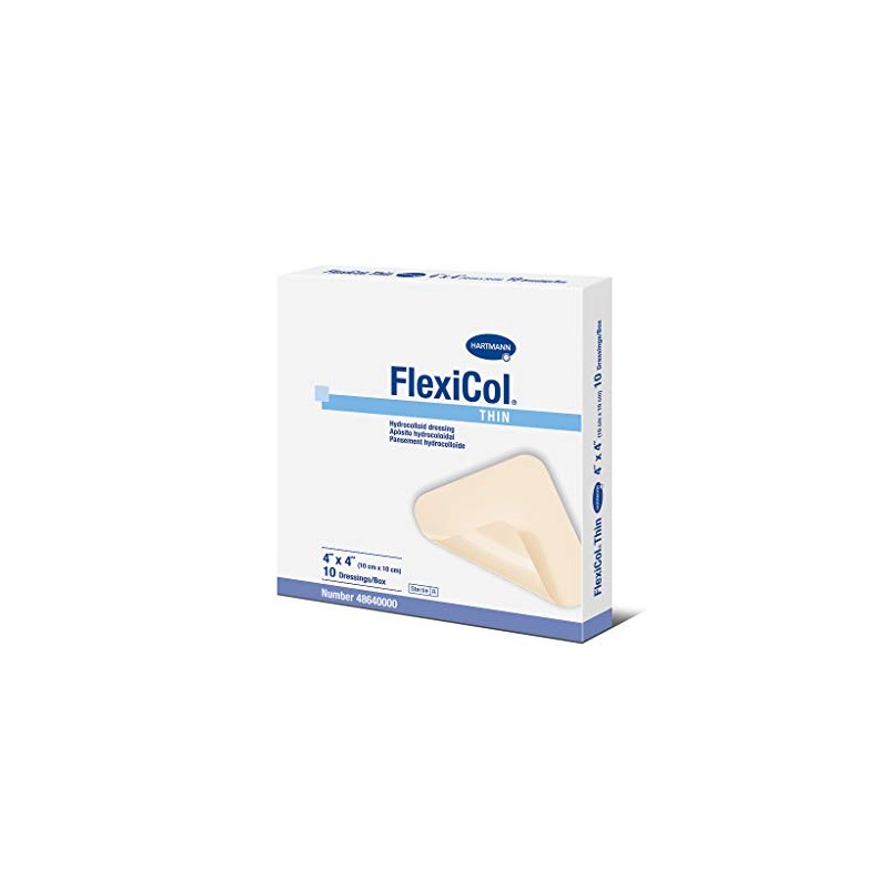 FLEXICOL Thin HYDROCOLLOID 4X4 (BX)