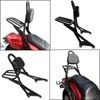 BAIONE Motorcycle Sissy Bar Detachable Rear Passenger Backrest Replacement for