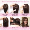Human Hair Toppers for Women Human Hair Topper for Thinning