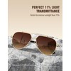 LUENX Aviator Sunglasses for Men Women Polarized Sun Glasses Gradient