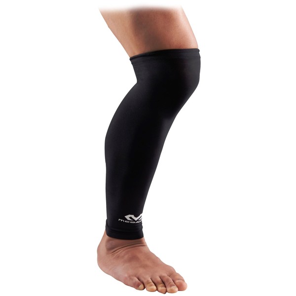 Tokyo Yakult M6570 McDavid Legs, Calf Leg Cover, A Favorite Brand by Tetsuin Yamada Players, Power Leg Sleeve, Long, Compression, Sweat Absorbent, Quick-Drying, Fatigue, UV Protection, Pack of 1, M, Black, Sports Basketball