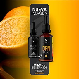 B Life | DFN Blend Gotas para 60 días | Vitamina C, D3, Zinc y Echinacea | 60 Tomas | Ingredientes naturales.