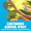 OFF! Insect Repellent Aerosol for Adults & Kids, Fragrance-Free Bug
