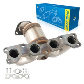 PHILTOP Front Catalytic Converter Kit Direct-Fit Replacement For 2011-2013 Sorento 2.4L, 2010-2012 Santa Fe 2.4L - OE Replace# 16690, 641498, 40964 (EPA Compliant)