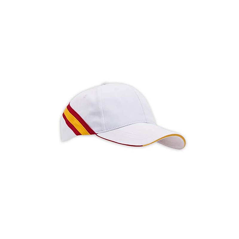 MIBANDERA Adjustable Spanish Flag Cap Padel Golf Tennis. 6 Panel