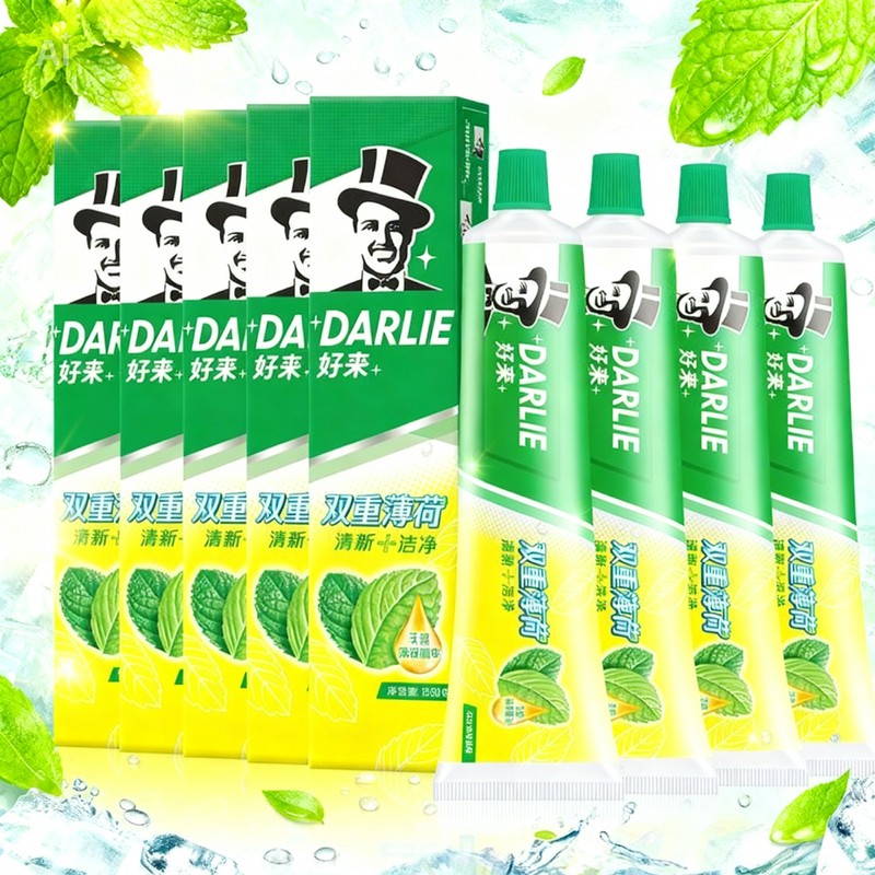 Darlie Double Action Toothpaste 225g (Imported Version) | Whitening Mint