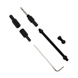 Rack-A-Tiers The Javelin – All-in-One Drill Bit Extension Kit | Up to 10 Ft Reach | Converts 3/8"-16 Threaded Rod | Includes Hole Saw & Driver Attachments (95000)