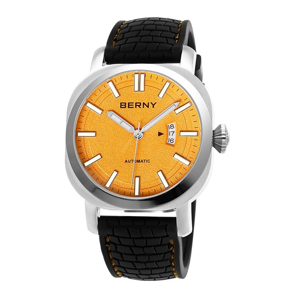 BERNY Men's Japanese Automatic Mechanical Watch, Self Winding Watches, Water