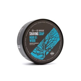 Barrister and Mann Shaving Soap - Dense, Rich & Creamy Lather Tallow Shaving Cream Puck Soap Bar Notes of Blackberry, Wood, Balsim Fir, Vetiver - Clean Smooth Natural Wet Shave 4 Oz (Muire Wood)