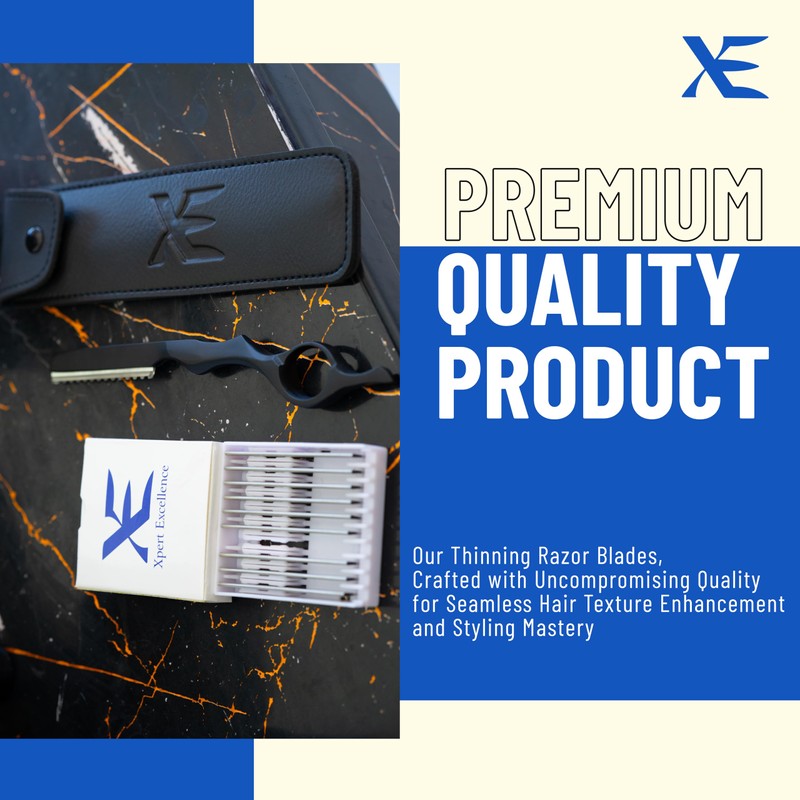 XE Hair Styling Barber Thinning Razor – Stainless Steel Thinning