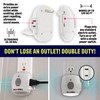 Bell and Howell Ultrasonic Pest Repellers with Extra Outlet -