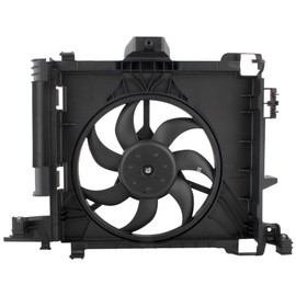 WEDOAUTO Engine Radiator Cooling Fan Assembly Fit for Smart Fortwo 451 Series Coupe Convertible 2-Door 2007-2015 Replace# 0002009323, 000 200 93 23, A0002009323