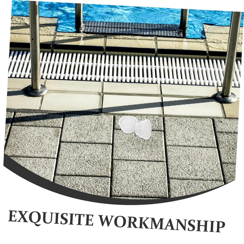 IWOWHERO Pool Ladder Bumper Caps 2 Pack Durable End Caps