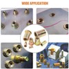Keadic 140 Pieces Rivet Nut Metric Zinc Plated Carbon Steel