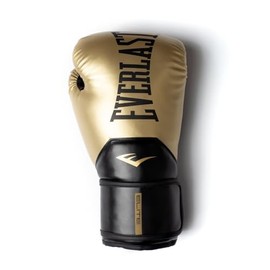 Everlast Unisex - Adult Boxing Gloves Pro Style Elite Gloves Gold 10 oz