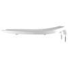 BEMIS 2155CT Commercial Open Front Plastic Toilet Seat, Heavy Duty