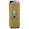 Coolie Junction Bigfoot Believe Funny Slim Can Coolie (Khaki)