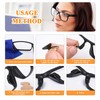 SooGree Adhesive Eyeglass Nose Pads, 8 Pairs Comfort Soft Silicone