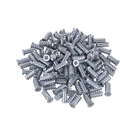 Gedotec 100 x Euro Screws 6.3 x 8 mm | Varianta | Furniture Screws with Full Thread Bore Diameter 5 mm | Vario Special Screw for Drawers - Drawer Rails & Orgaline | Connection Screw Wood