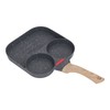 Egg Frying Pan Heat Sensitive Silicone Aluminium Pancake Frying Pan