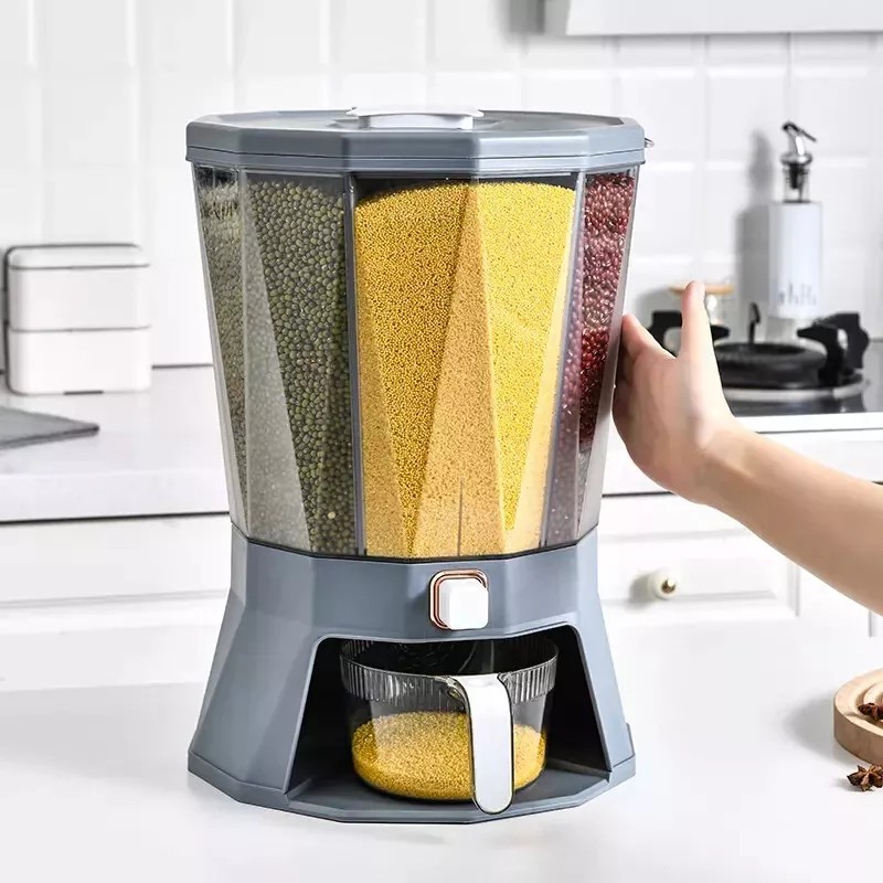 Kitchen Rice Grain Cereal Dispenser 22Ibs Kitchen gadgets Dry Food