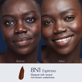 Estée Lauder Double Wear Stay-in-Place 24-Hour Long-Wear Matte Foundation Makeup | Original Formula 1 Fl Oz, 8N1 Espresso