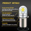 Ruiandsion P13.5S LED Bulb 6V Non Polarity White 200LM for