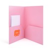 Mintra Office Poly Pocket Folders (Pastel, 8pk)