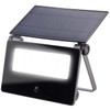 Luminea LED Floodlight: Solar LED Wall Floodlight with Motion Sensor,