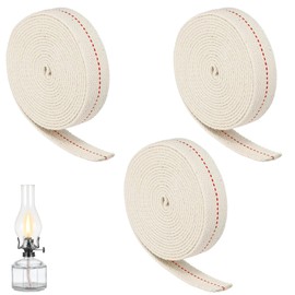 MAEXUS Replacement Wick for Oil Lamp, 3 Volumes Wick for Oil Lamps, Wick for Petroleum Lamps, Oil Lamps Replacement Wick Flat Cotton, Lantern Wick (2 cm x 1 m / Rolls)