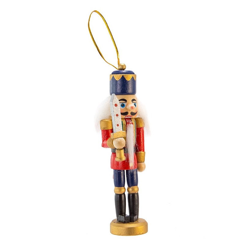 Kurt Adler Wooden Nutcracker Ornament 4-Piece Box Set, 5-Inch