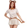 Dxhycc Monkey Costume Set with Headband, Tail, Bowtie and Tutu