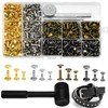 LIMITADA 960pcs Leather Rivets, Leather Rivets Set, Rivets for Screwing