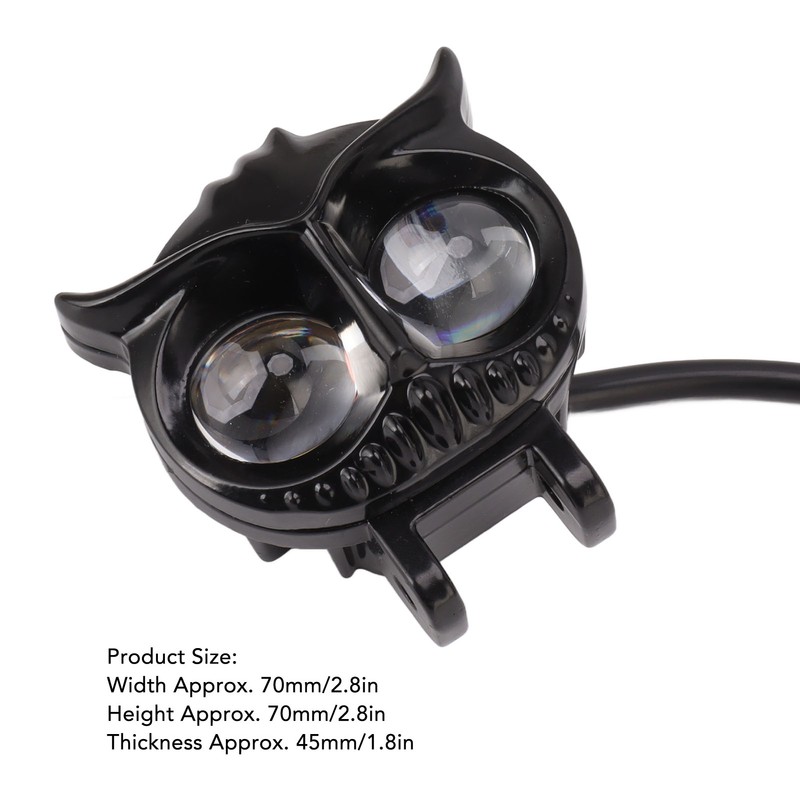Motorcycle Driving Fog Lights Bird Shape 2000LM IP67 Waterproof Motorcycle