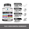 American Standard Supplements Quercetin 1000mg, Zinc, Vitamin C, Vitamin D,