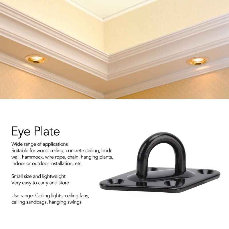 5Pcs Eye Plate Stainless Steel Thicken Eye Pad for Ceiling