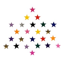 Comet Busters Colorful Star Bindi Indian Bindis for Women Bridal Face Jewels Forehead Tika (BIN349)