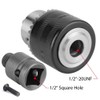 Bestgle 1.5-13mm Drill Chuck Adapter Mount 1/2-20UNF Quick Change Connect