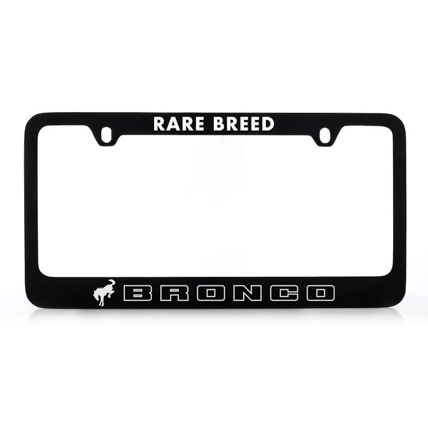 FORD Bronco UV Printed Metal License Plate Frame - Rare
