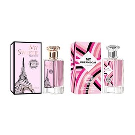 Hybrid & Company Women 2 Pcs Attractive Perfume Natural Spray Fragrance