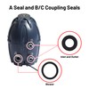 USEAMIE Lay Z Lazy Spa Rubber Seal Set A B/C