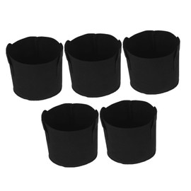 MERRYHAPY 5 Pcs Plant Growing Bags Breathable Non Woven Nursery Bags for Seedlings Flowers and Vegetables for Gardening and Transplanting