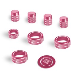 AuTK Air Conditioning, Vent Knob Cover for Honda Civic Accessories 2022 2023 2024 2025 for Honda CRV 2023 2024 2025 for Acura Integra 2023 2024 2025 Start/Stop Push Button Ring Trim 10Pcs