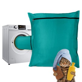 TsunNee Pet Laundry Bag, Petwear Washing Bag, Dog Cat Wash Bag for Towels Blankets Toys (Blue, 1)