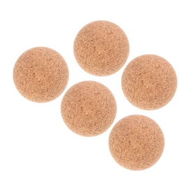 Abaodam 32mm Wooden Foosball Table Balls 5 Pcs Cork Replacement Balls for Table Soccer Games