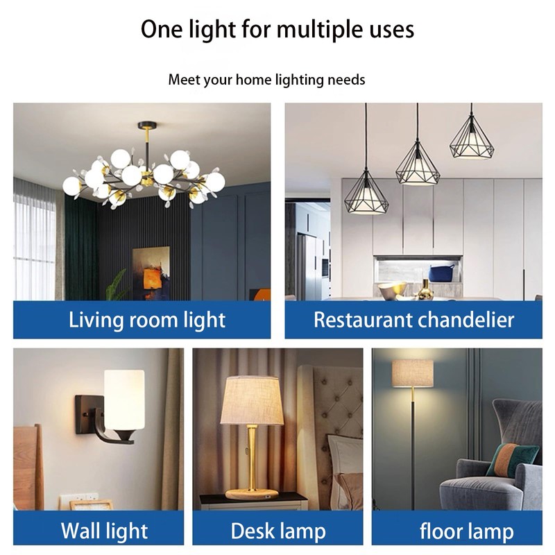 LVHEOM LED Globe Bulb, 100W Equivalent Light Bulbs, 9W 5000K