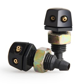 CarBole Universal Car Windscreen Washer Nozzles, Windscreen Washer Pump, Windscreen Washer System, 2 Pieces