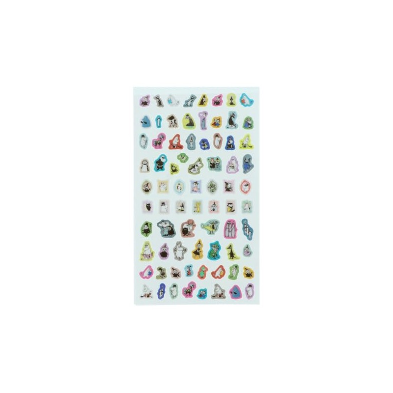 Sun-Star Stationery S8818304 Moomin Goods, Stickers, Mini Size, Decorations, Moomin