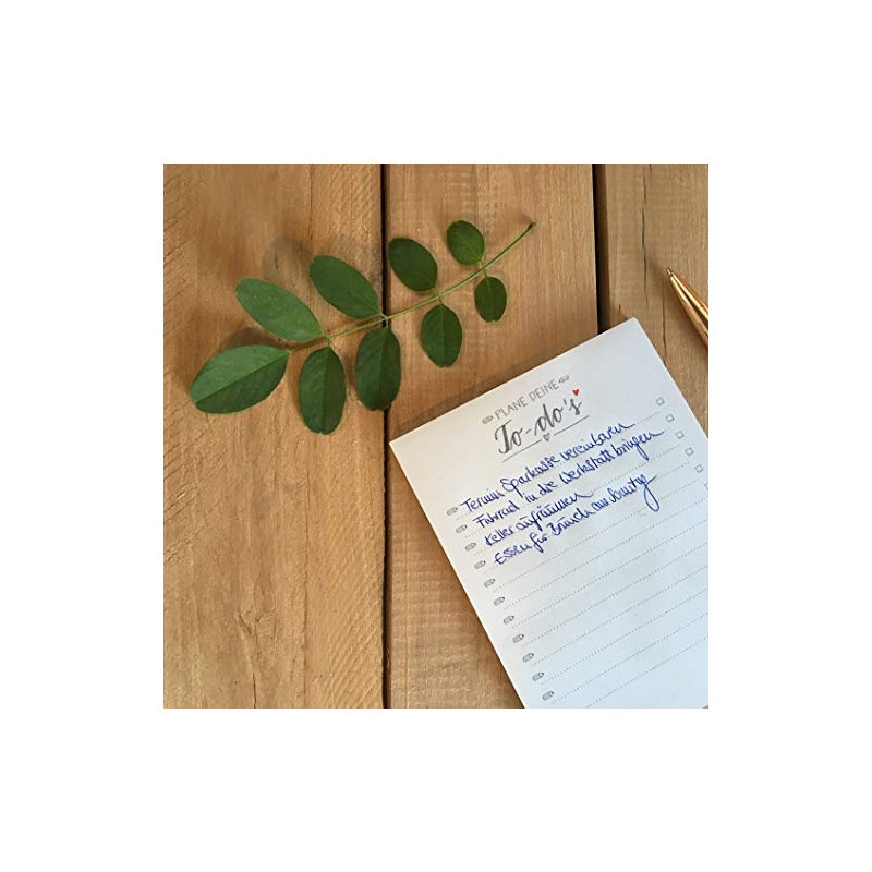 Set of 3 Organiser To-Do Pad - A6 Recycled Paper