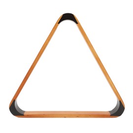 Keenso Estante Triangular para Bolas de Billar, Estante Triangular para Bolas de Billar, Cabeza Negra, Pino de 57,2 Mm, Soporte para Bolas de Billar de Lujo Británico Americano de 9